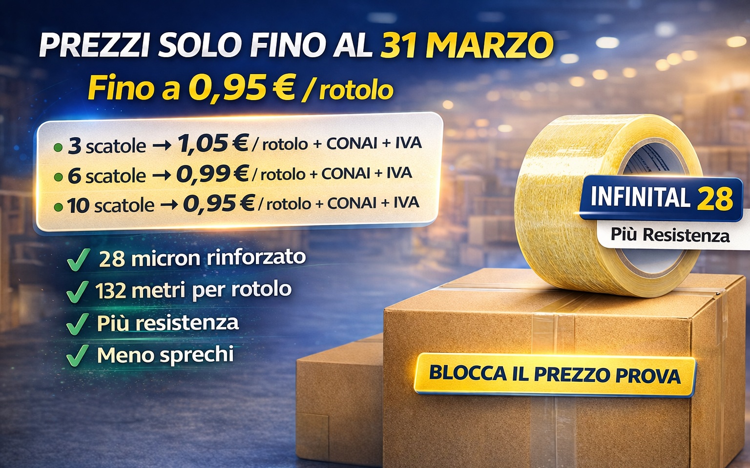 Nastro adesivo Infinital